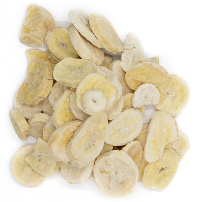 GEFRIERGETROCKNETE BANANEN, 100 g Bananenchips, in Scheiben geschnitten