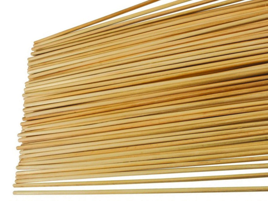 Bâtons à fendre - bambou, bâtons de plantes, brochettes de bambou, 60 cm, 5 mm, 100 pcs.
