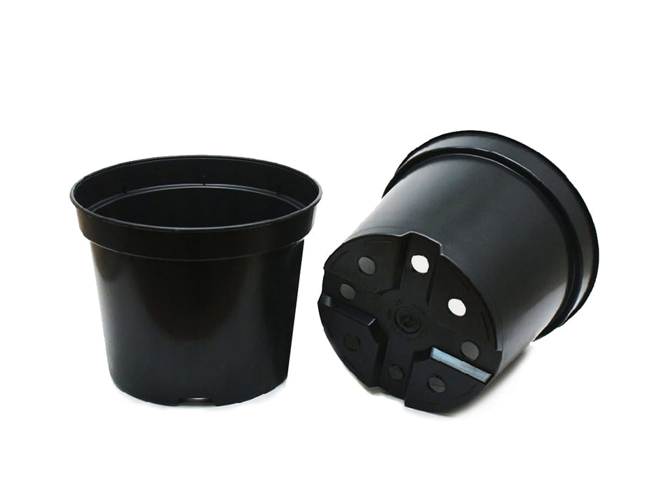 Plant pot growing pot, round, black, Ø19cm, 3.0 L, 10-100 pieces 