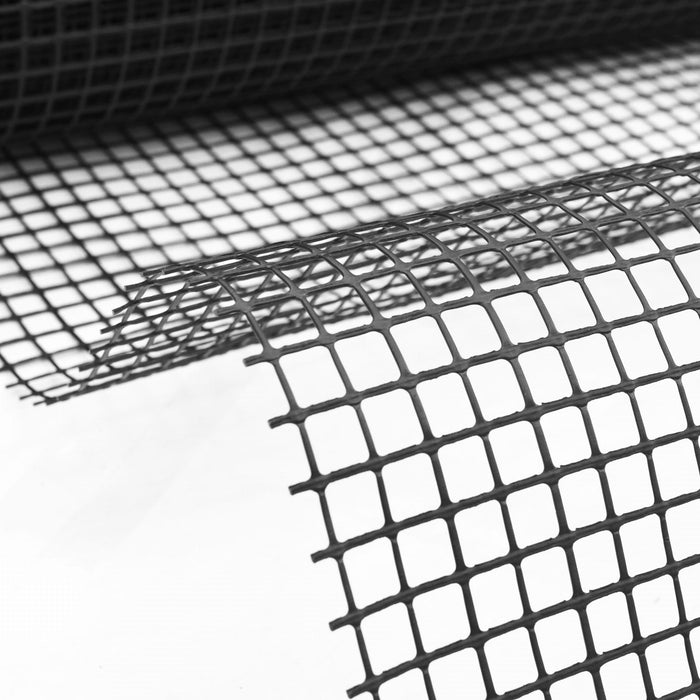 Filet de clôture en plastique PVC 1,2 x 50 m NOIR