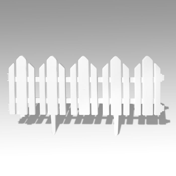 Garden fence, garden edge 2.3 LM WHITE