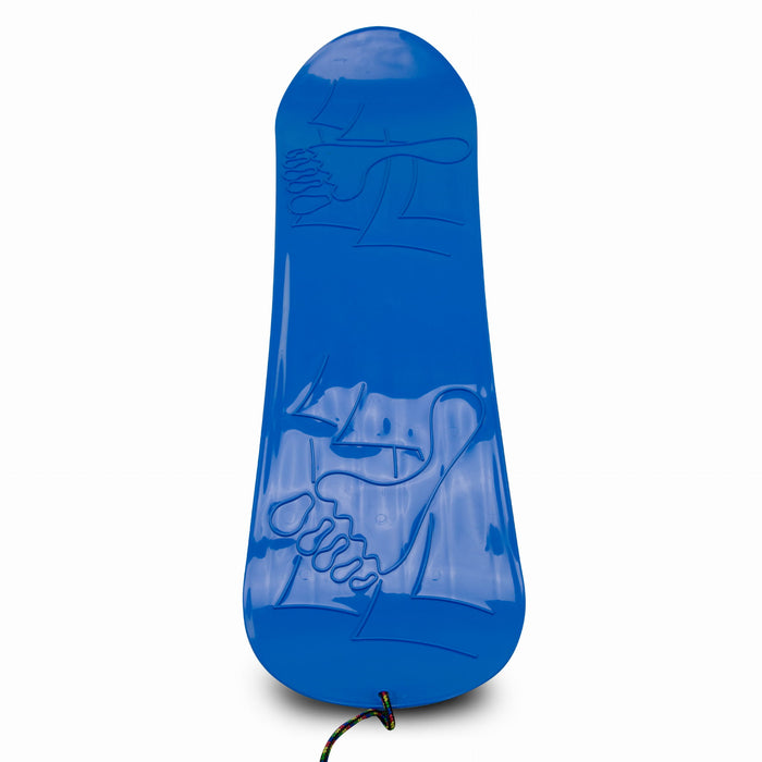 Planche de luge, snowboard S pour enfants, bleu