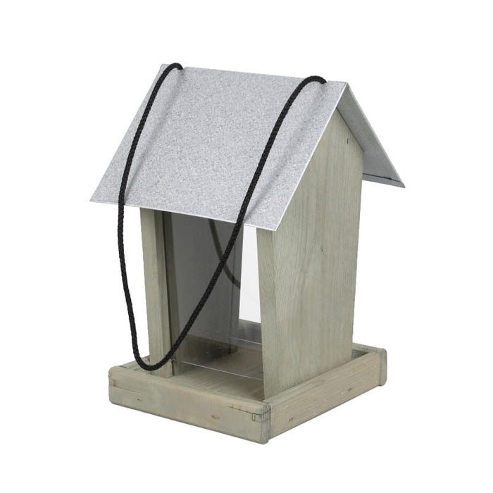 Bird feeder, bird feeder silo - bird house, plexiglass - wall