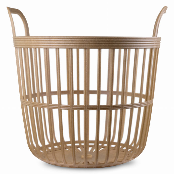Decorative basket, eco - storage basket, braided, beige, 430