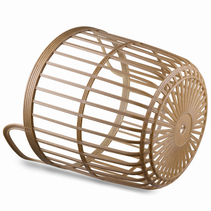 Decorative basket, eco - storage basket, braided, beige, 430