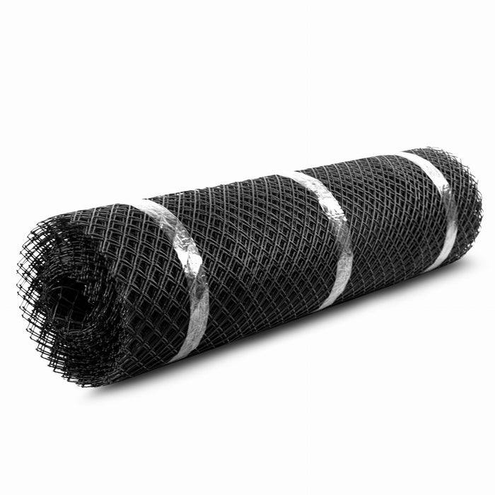 Lawn protection grille, plastic network, garden network, - 1.2 x 25m, black