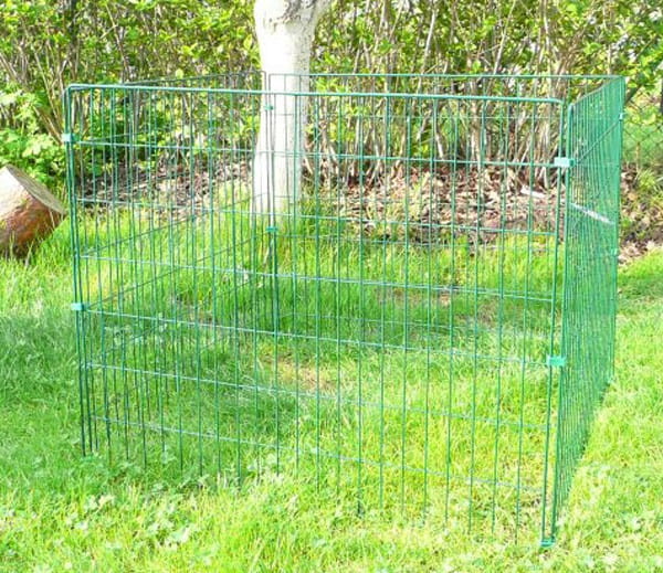 Composteur, composteur de jardin, composteur à fil 660 litres, vert