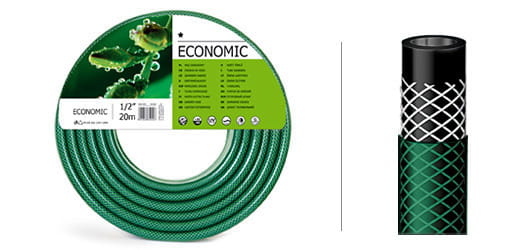 Garden hose, water hose 3-ply, 1" - 20m, green