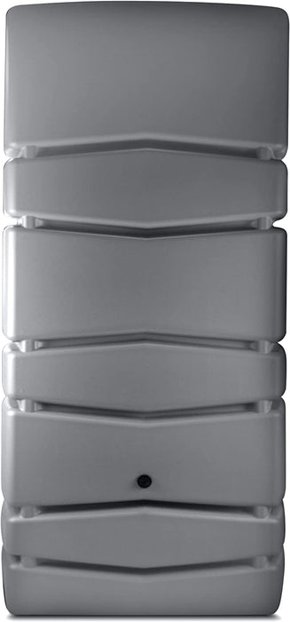 Réservoir d'eau de pluie, réservoir d'eau de pluie Modern Can, baril de pluie, gris 650L