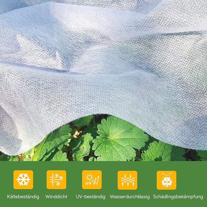 Crop protection fleece, cover fleece 19-23g/m2, cold frame fleece, 3.2 x 100 m