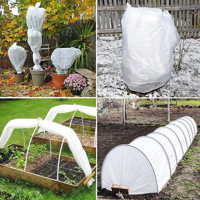 Toison d'hiver pour plantes 50g, couverture végétale, protection contre le gel, 0,8m