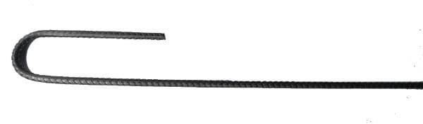Ancrage au sol, broches en acier pour ancrage géogrille Ø 8 mm, 50x12 cm - 10 pièces