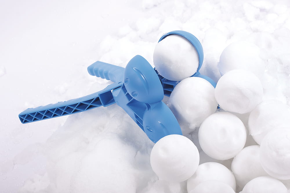 Machine à boules de neige, pince à boules de neige, boule de neige 1 bleu