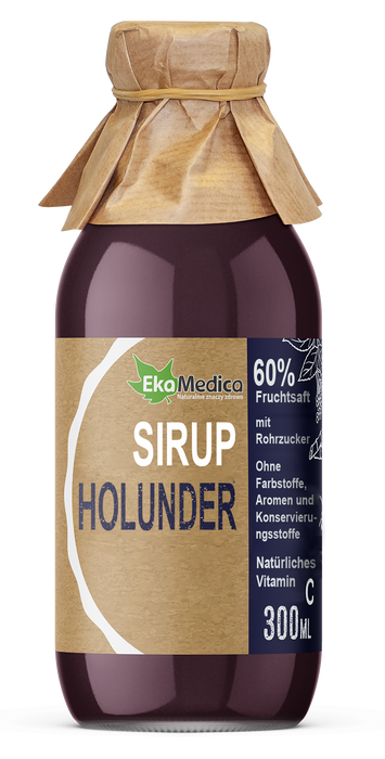 Elderberries syrup, fruit syrup, nutritional supplements, 300 ml